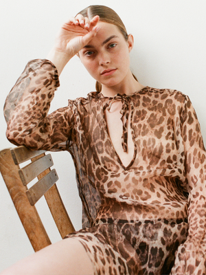 MOSHI 1958 resort collection MILA DRESS | LEOPARD