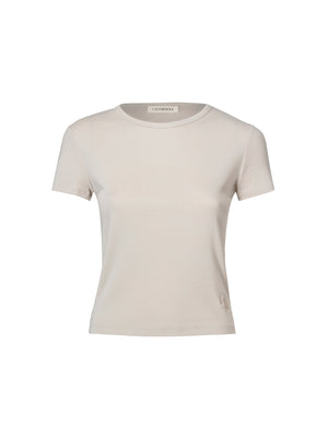 Lounge Cotton Tee | Sand