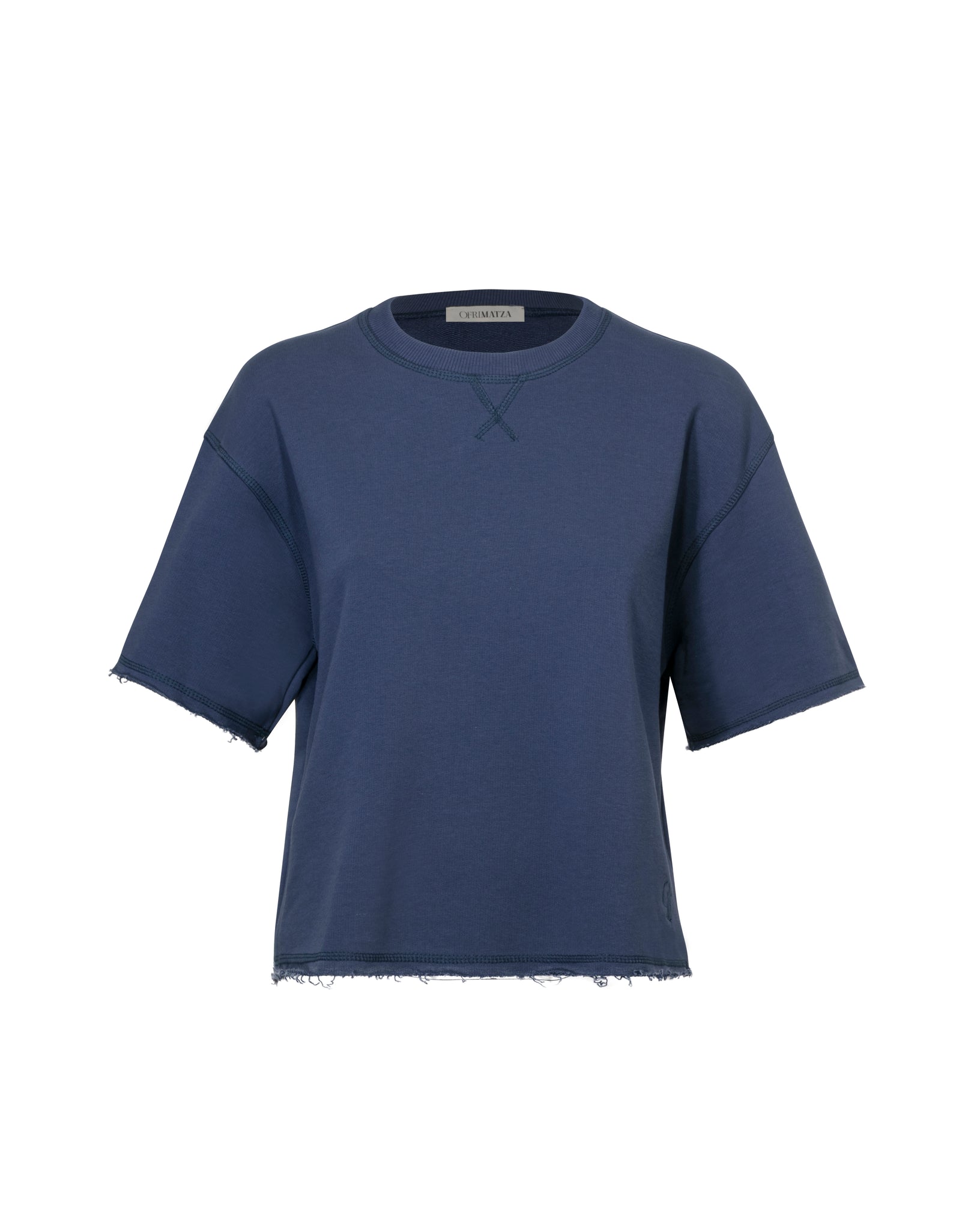 Lounge Cotton Oversized Tee | Classic Black