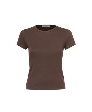 Lounge Cotton Tee | Espresso