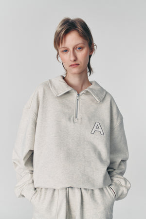 ASSEMBLE A. PATCH SWEATSHIRT I MELANGE