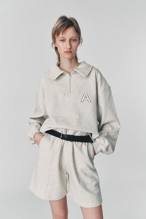 ASSEMBLE A. PATCH SWEATSHIRT I MELANGE