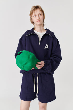 ASSEMBLE A. PATCH SWEATSHIRT I NAVY