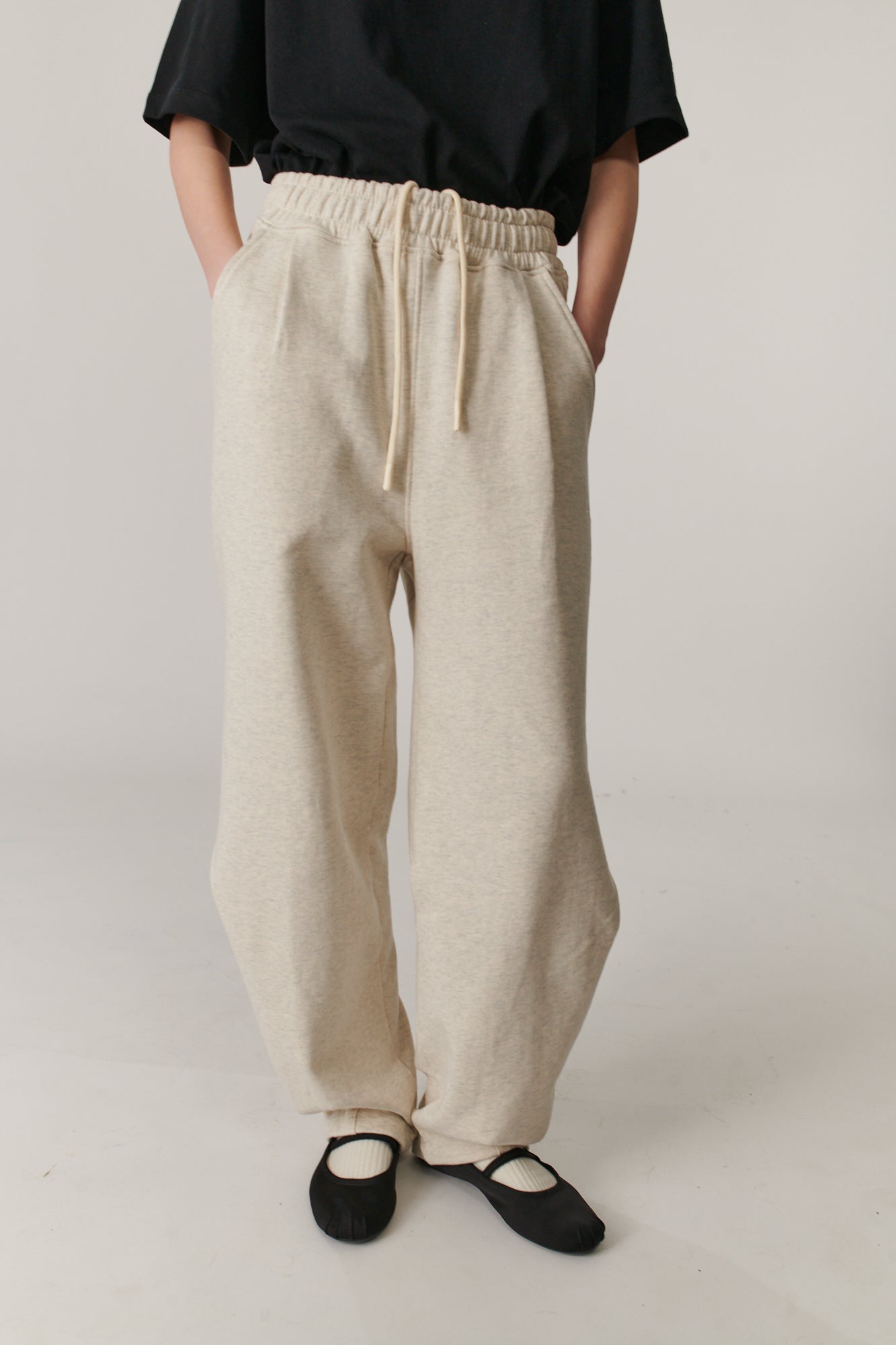 ASSEMBLE A. WIDE SWEATPANTS I MELANGE