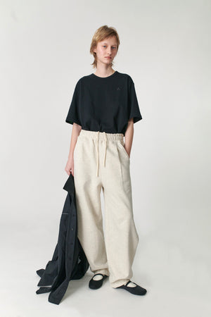 ASSEMBLE A. WIDE SWEATPANTS I MELANGE