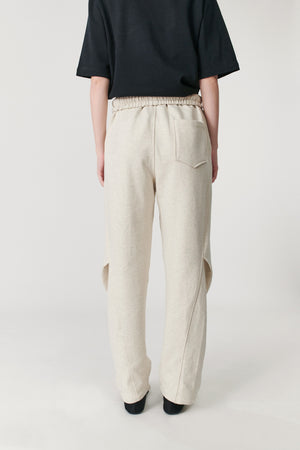 ASSEMBLE A. WIDE SWEATPANTS I MELANGE