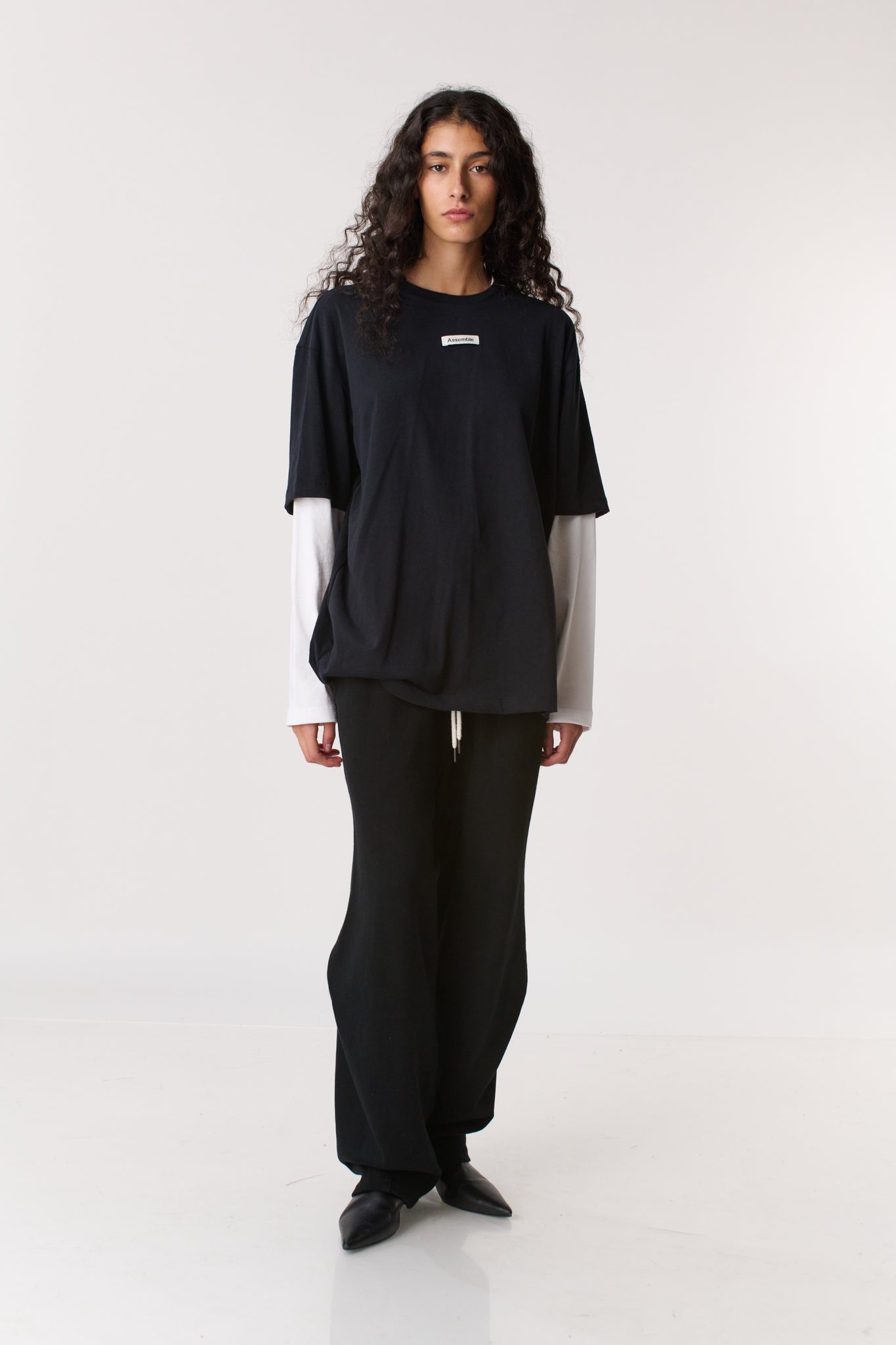 ASSEMBLE A. WIDE SWEATPANTS I BLACK
