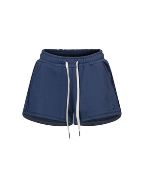 Lounge Cotton Shorts | Navy