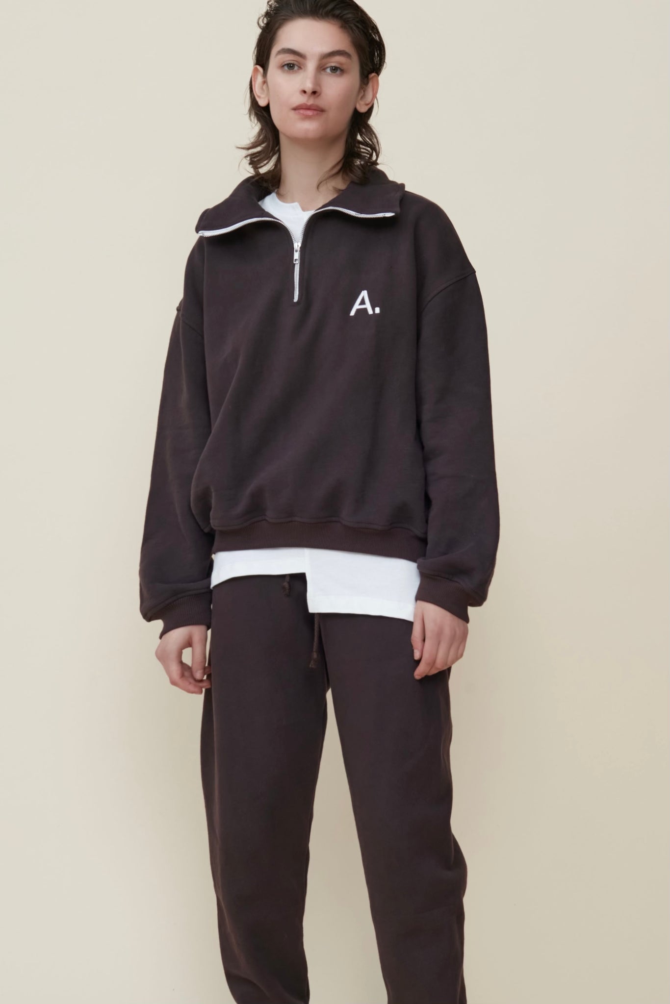 ASSEMBLE PLEATED SWEATPANTS | WASHE BROWN