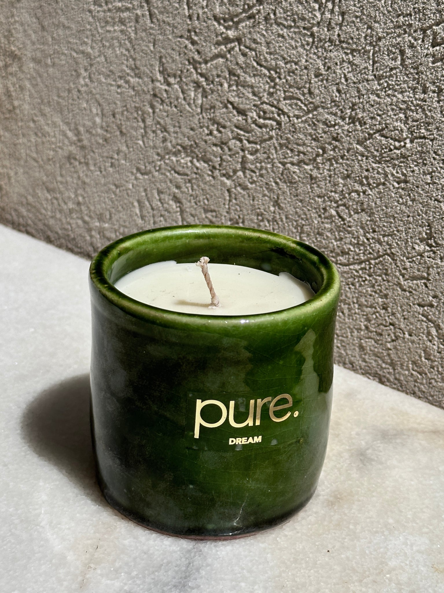 MARRAKECH CERAMIC CANDLE | OLIVE