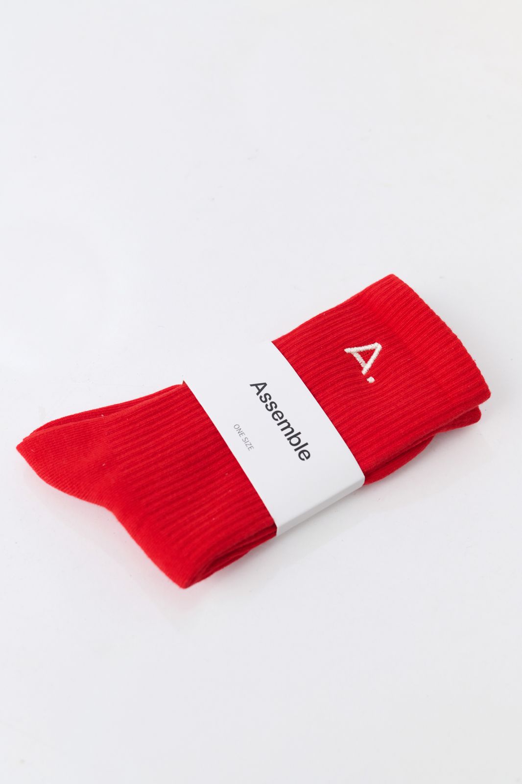 ASSEMBLE A. EMBROIDERY SOCKS I RED