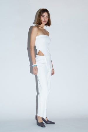 ALEX ANDRA PINTO RIB TOP | Ivory