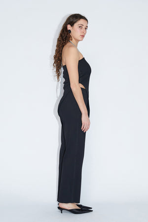 ALEX ANDRA PINTO RIB TOP | Black