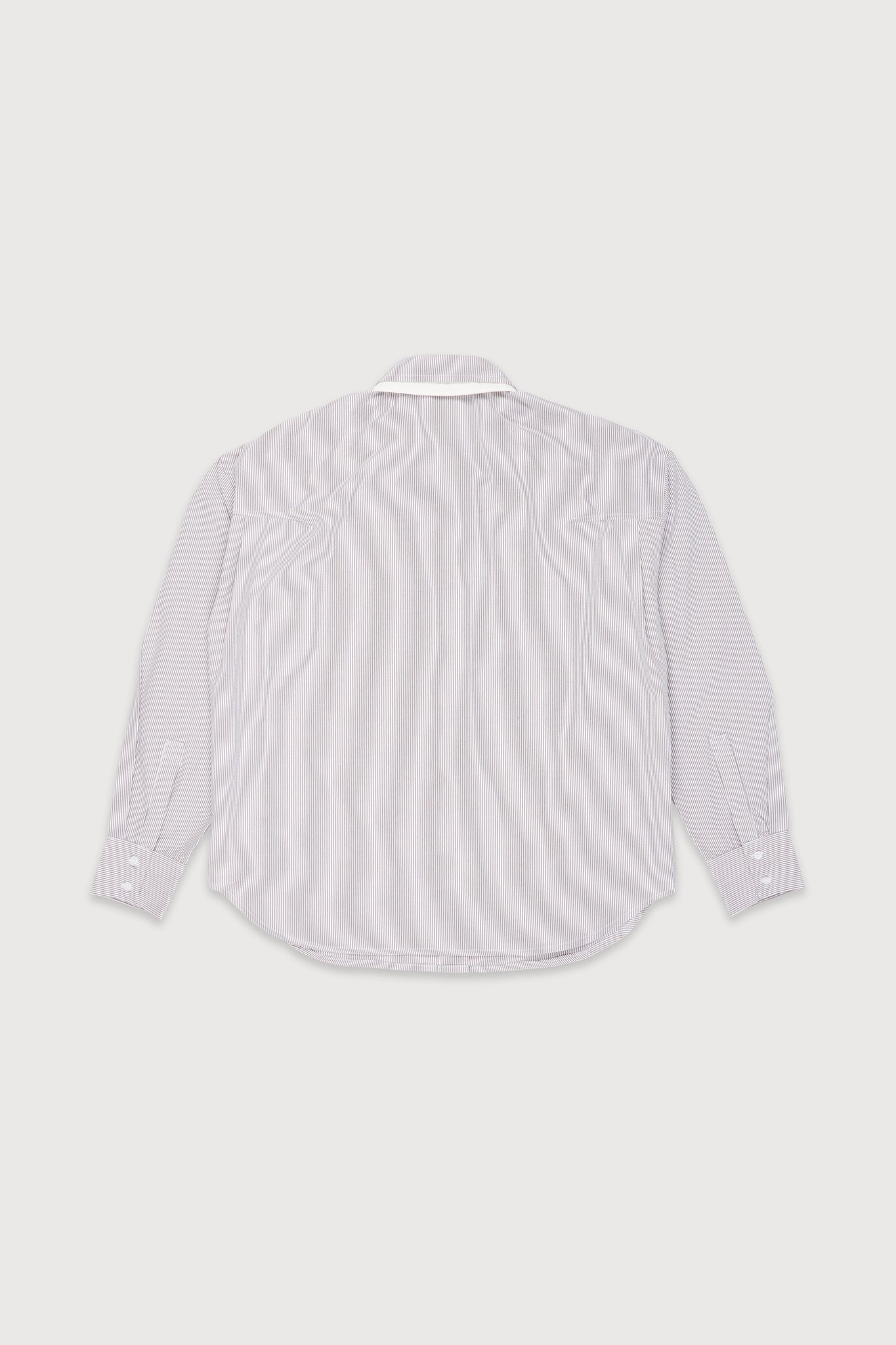 ASSEMBLE Layered Collar Shirt I Stripes