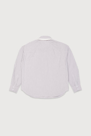 ASSEMBLE Layered Collar Shirt I Stripes