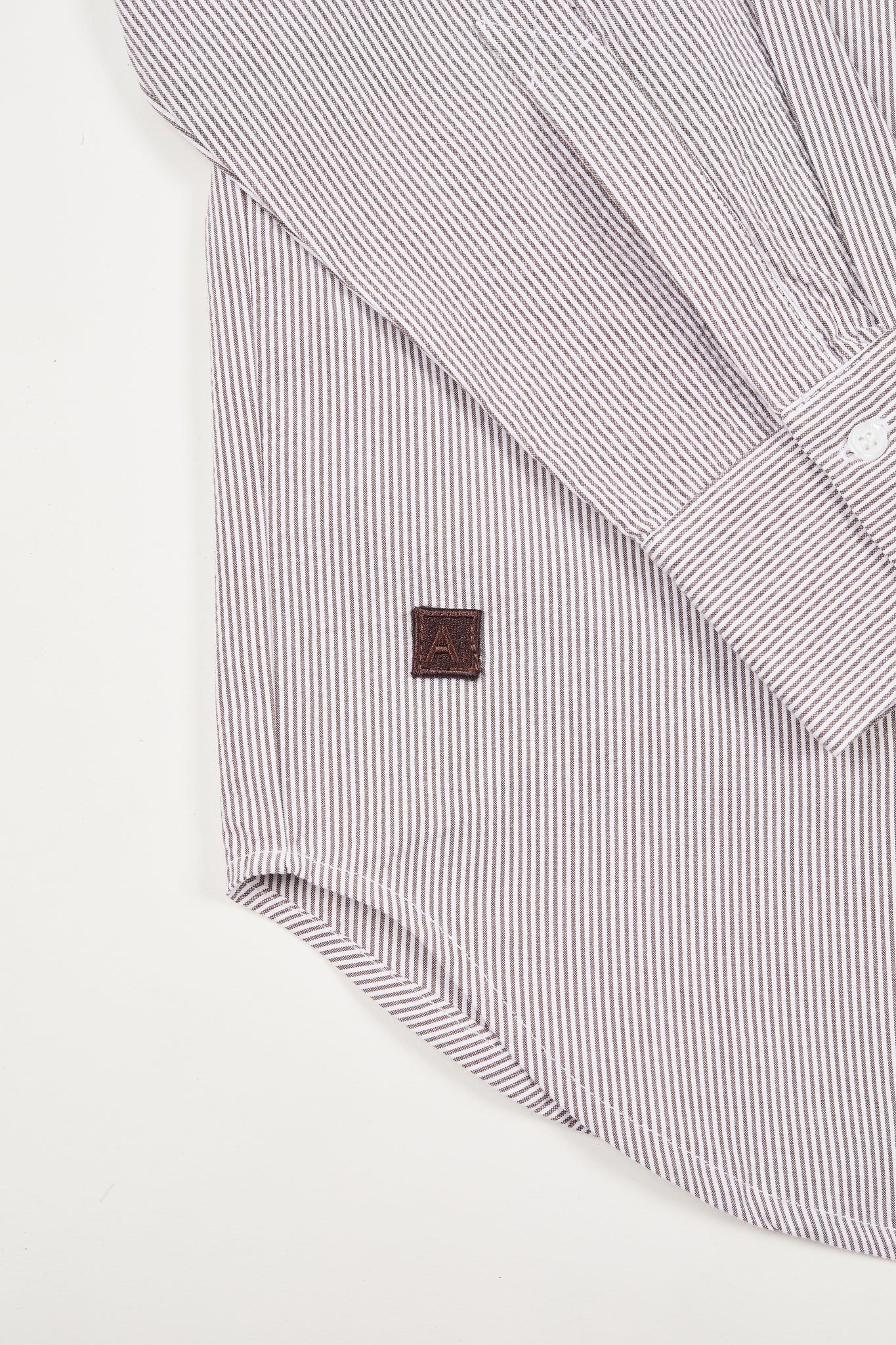ASSEMBLE Layered Collar Shirt I Stripes