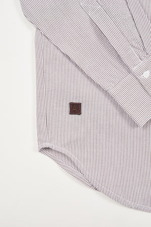 ASSEMBLE Layered Collar Shirt I Stripes