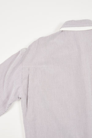 ASSEMBLE Layered Collar Shirt I Stripes
